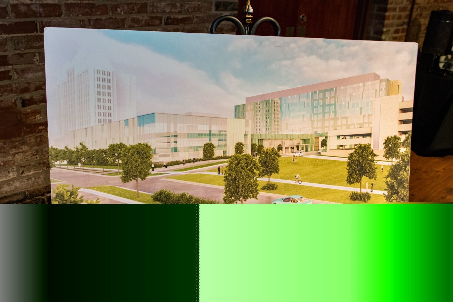 Renderings of new developments